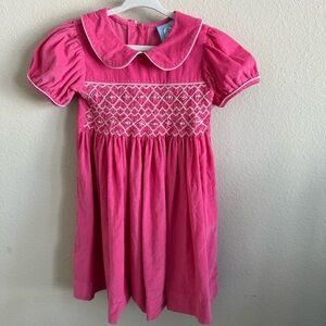 Everyday Heirloom Pink Smocked Embroidered Dress Size 3T